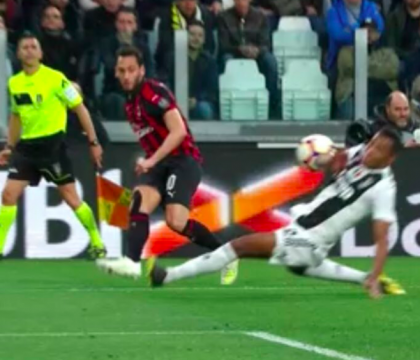 Juve-Milan 0-1 (al 45′): Fabbri nega col Var un rigore netto al Milan