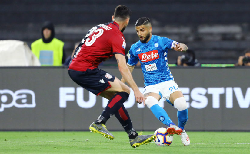 Serie A Napoli-Cagliari 2-1, il tabellino