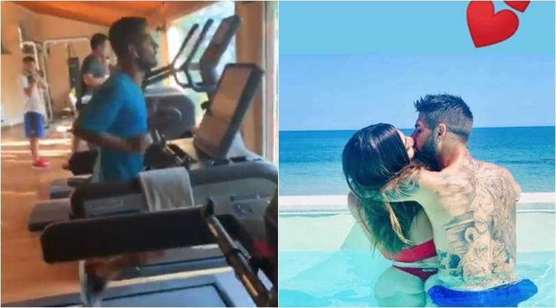 Insigne: corsa, paddle e baci sexy in Sardegna 