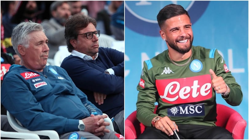 Napoli, che siparietto tra Insigne e Ancelotti sul modulo. Ecco come è andata