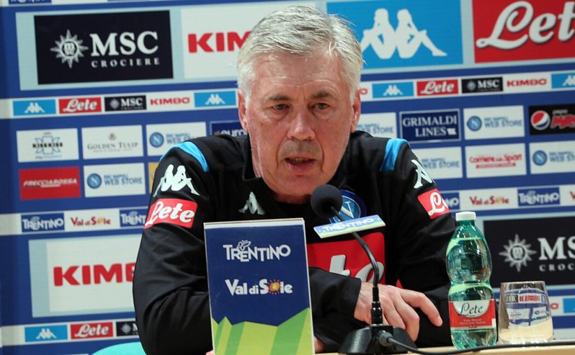 Ancelotti: “Napoli, alziamo l’asticella per lo scudetto. James e Icardi ci piacciono”