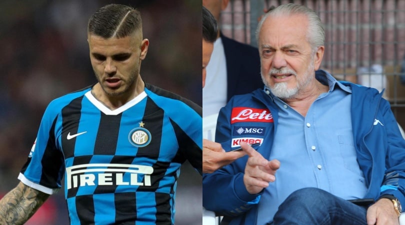 Icardi al Napoli: super offerta di De Laurentiis