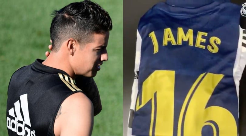 James Rodriguez in panchina con il Real Madrid: Napoli sempre più lontano