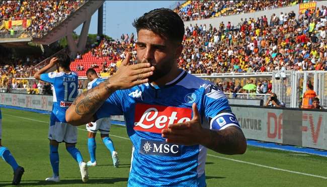 Il gesto di insigne in Lecce-Napoli commuove il web