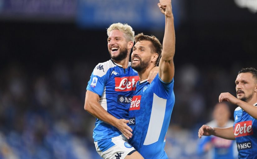 Napoli-Sampdoria 2-0, il tabellino