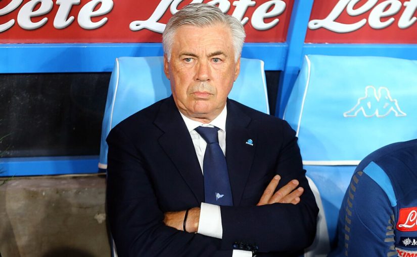 Napoli, Ancelotti: “Meno 6 dall’Inter? Non mi preoccupa la classifica”