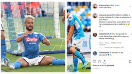 Napoli, Mertens e l’esultanza: “È per il mio amico Dolly”