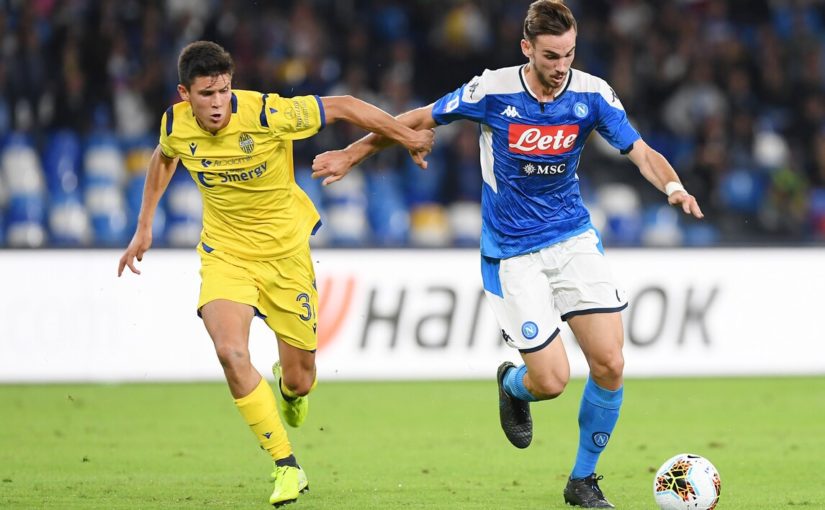 Napoli-Verona 2-0, il tabellino