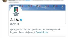 I tifosi protestano per Irrati e Giacomelli, l’Aia li blocca su Twitter