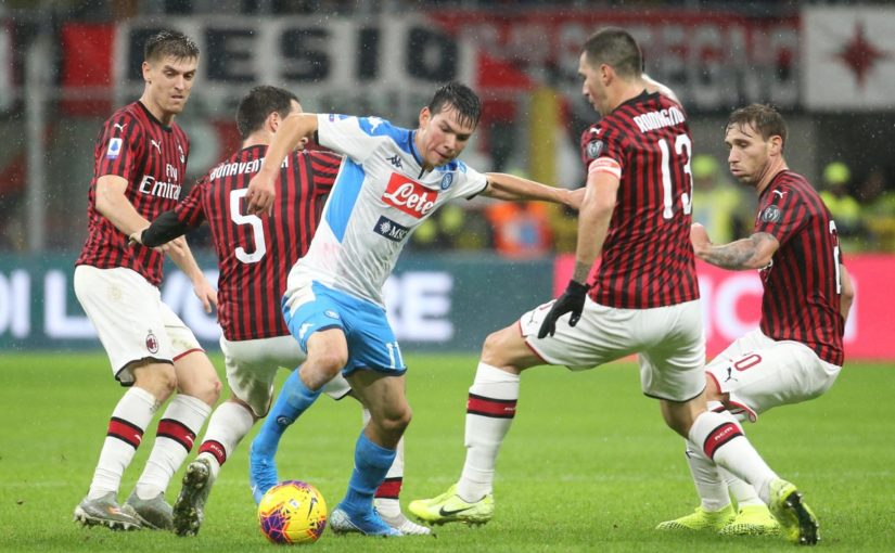 Milan-Napoli 1-1: Bonaventura acciuffa Lozano