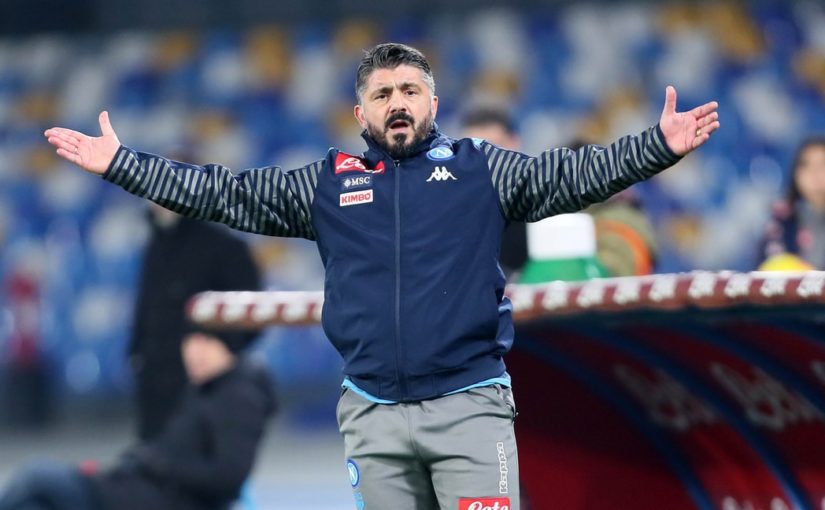 Gattuso: “Il Napoli non sta bene mentalmente. I fischi? Ci stanno”