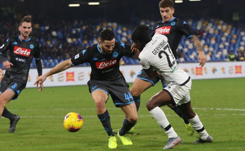 Napoli-Parma 1-2, il tabellino