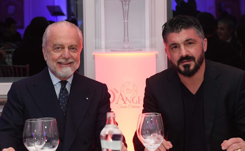 Napoli, De Laurentiis: “Il peggio è passato”. Gattuso: “Ripartiamo a testa alta”