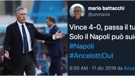 Napoli, l’esonero di Ancelotti scatena i tifosi: sui social è bufera