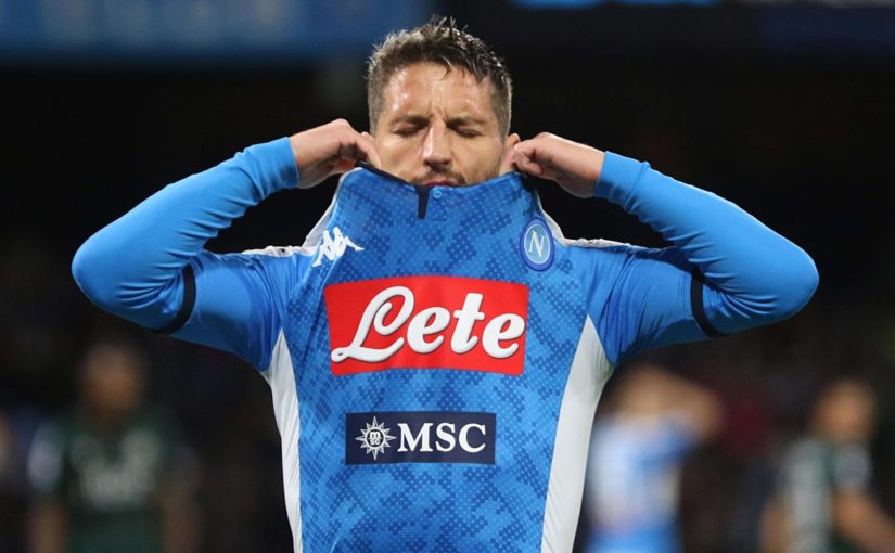 Napoli, out l’influenzato Mertens