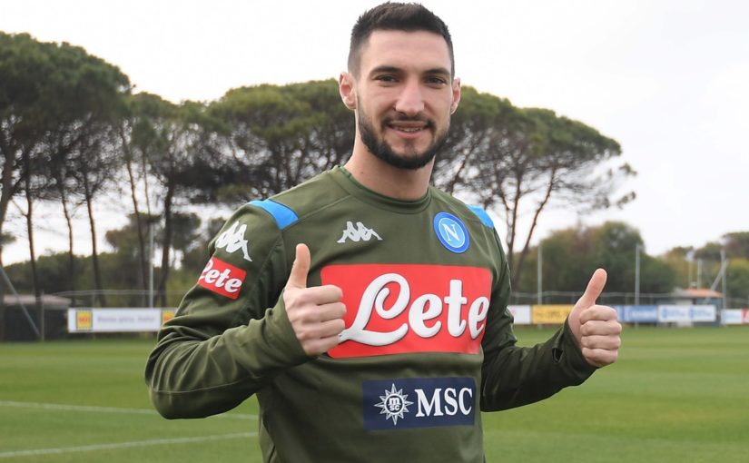 Napoli, primo allenamento per Politano