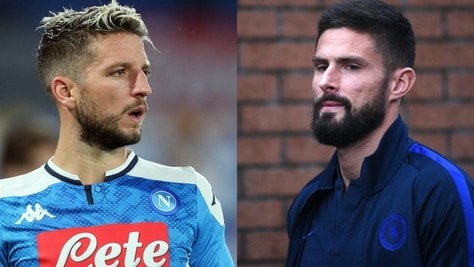 “Il Chelsea pronto a offrire Giroud per Mertens”