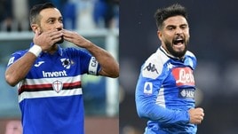 Diretta Sampdoria-Napoli ore 20.45: probabili formazioni e come vederla in tv