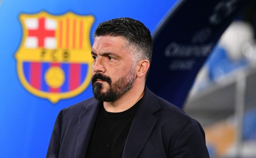 Napoli, Gattuso: “Il Barcellona ci ha fatto il solletico, solo un tiro in porta”