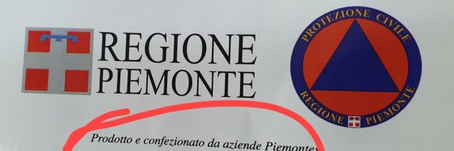 Mascherine prodotte in Piemonte in realtà erano fatte a Napoli. La regione ammette l’inganno