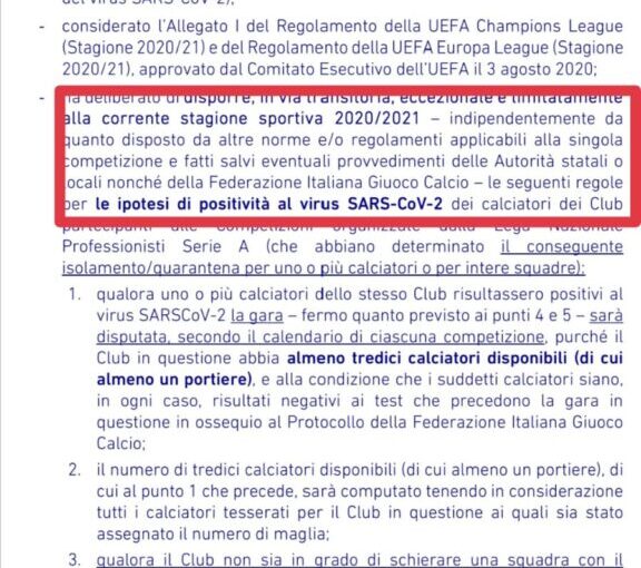 Il Napoli rischia di perdere a tavolino: il protocollo Figc può aiutare gli azzurri