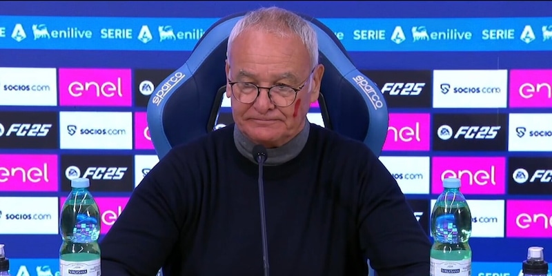 Ranieri, interviste e conferenza stampa dopo Napoli-Roma: rivivi la diretta