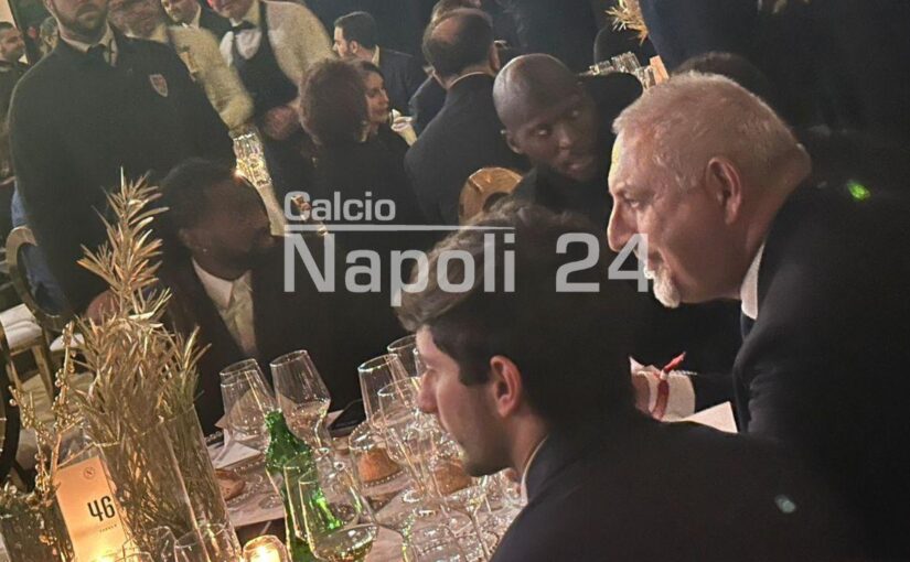 Cena Napoli: calciatori sparpagliati, ecco con chi sono capitati al tavolo Anguissa, Lukaku e Ngonge | FOTO CN24