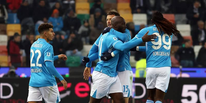 Udinese-Napoli 1-3: rimonta show con Lukaku, Neres e Anguissa