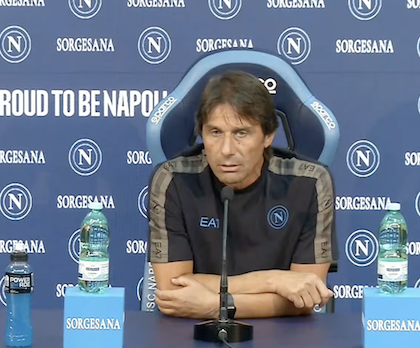 Udinese-Napoli, Conte: «Come se ne esce? Lavorando, lavorando, lavorando»