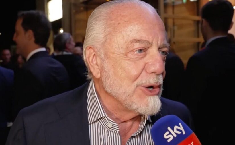 De Laurentiis: “Sono contento di Conte, l’avevo corteggiato per un anno!”